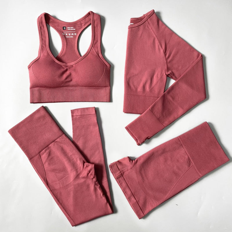 2/3/4PCS Seamless Yoga Set