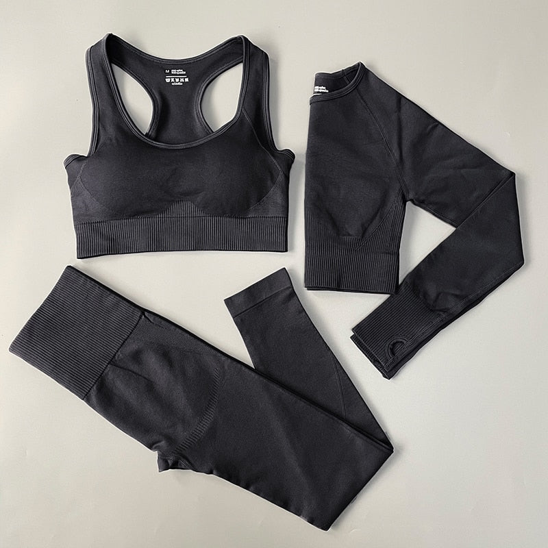 2/3/4PCS Seamless Yoga Set