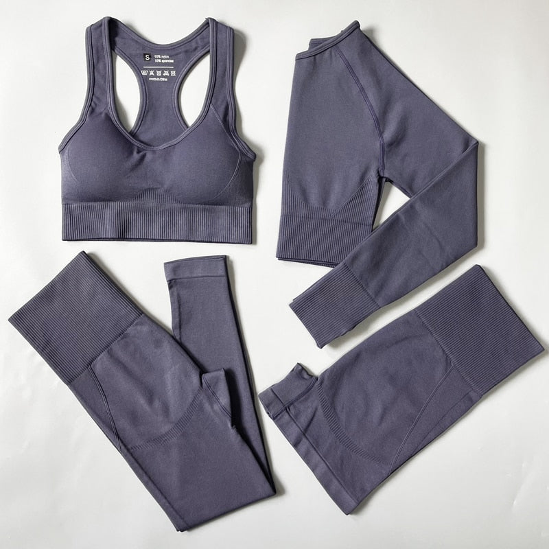 2/3/4PCS Seamless Yoga Set