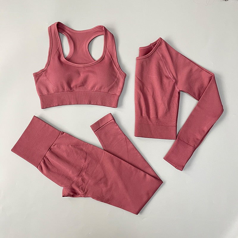 2/3/4PCS Seamless Yoga Set